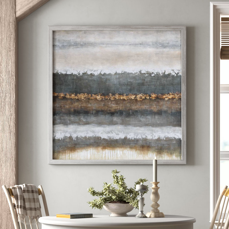 Layers - Peinture sur toile encadrée