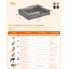 120x85x20cm Polyester Pet Bed-111107985