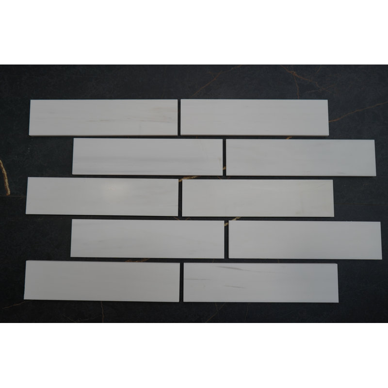 Bianco Dolomite 3 x 12 brillant