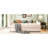 Beige Full Size Daybed With Trundle And Fleece Wireless-901780617-901780596