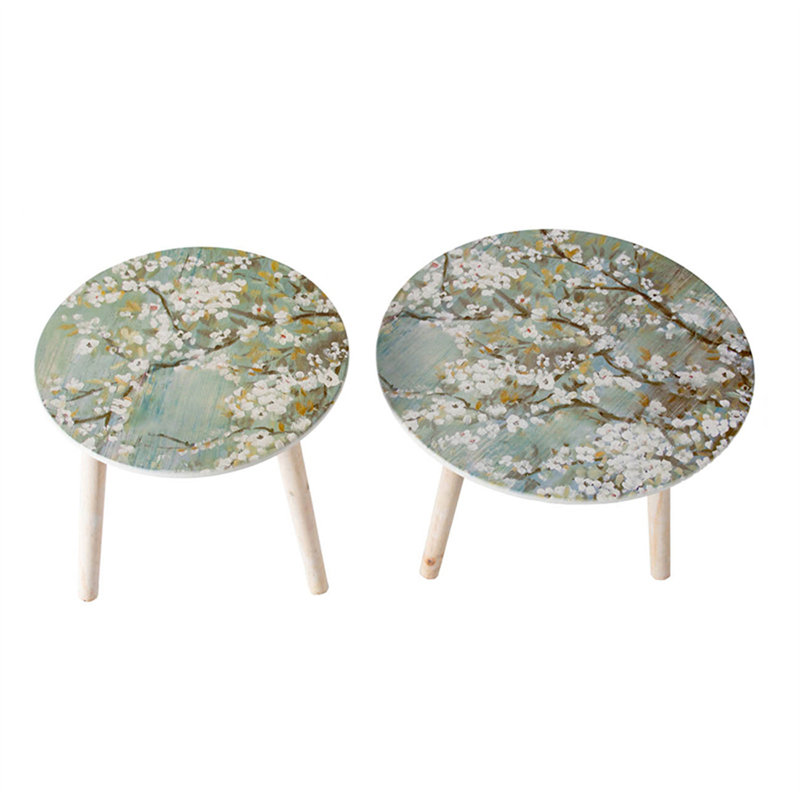 Tables d'appoint S / 2, White+Blue / Does Not Apply, White+Blue
