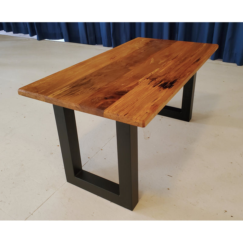 Table basse traîneau, H 17 po x L 35 po x l 35 po, Noir