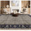 Tapis gris de haute qualité noué à la main
