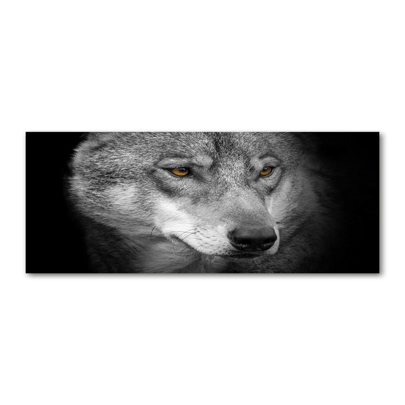 Wolf - No Frame Print on Canvas