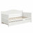 Twin Wooden Daybed with Trundle Bed-1114626407