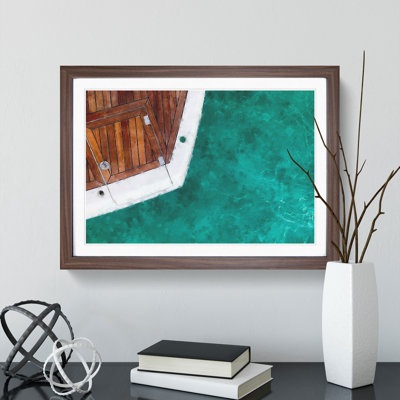 The Deck of the Boat - Picture Frame Graphic Art