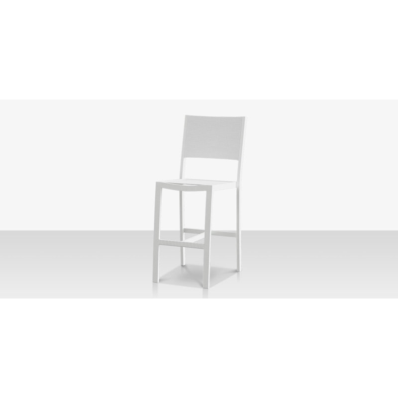 Chaise sans accoudoirs Fusion Bar, Blanc, Blanc