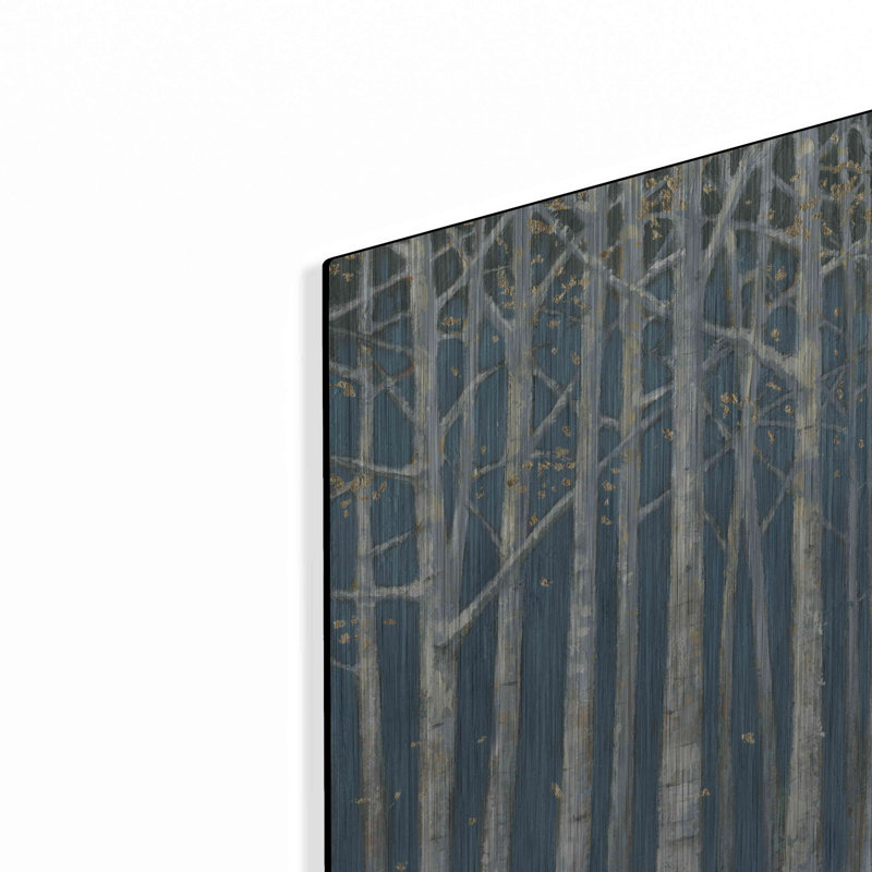 «Shimmering Birches» par James Wiens, art mural en métal, H 24 po x l 36 po