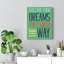 Follow Your Dreams - Wrapped Canvas Print-340615125