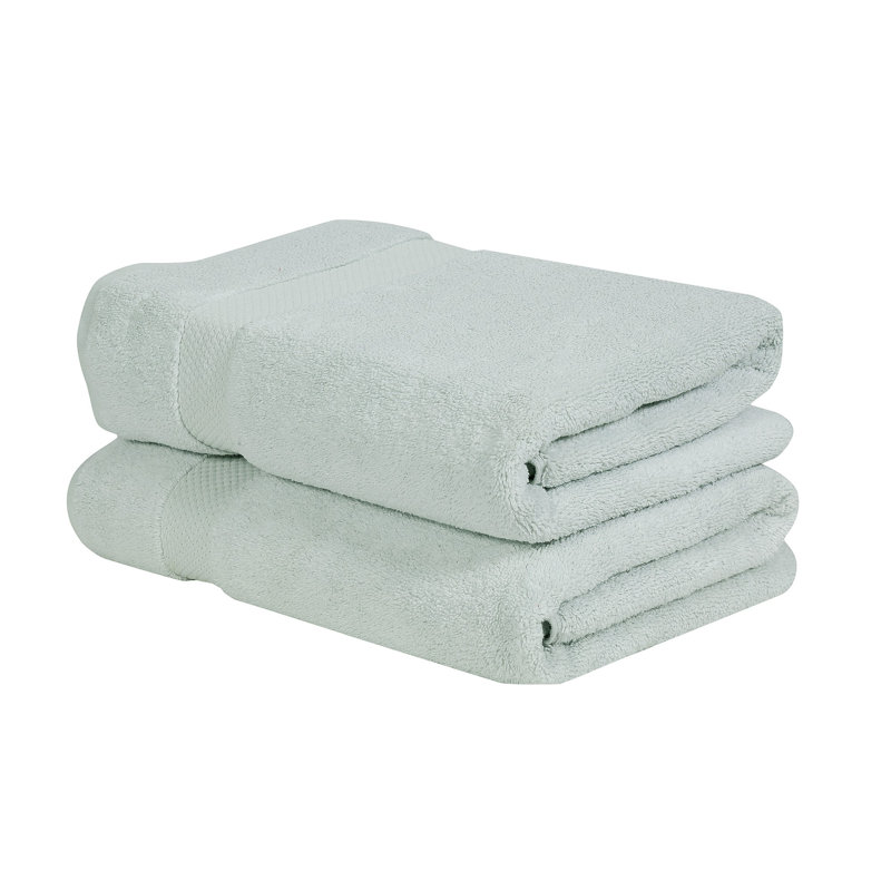 Ensemble de serviettes de bain 100% coton Splash Splash, serviettes de bain absorbantes ultra douces 550 g / m² pour spa et usage quotidien, certifié OEKO-TEX, paquet de 2, bleu