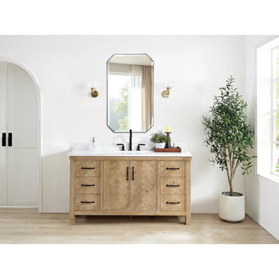 Javier 60" Single Bathroom Vanity Set