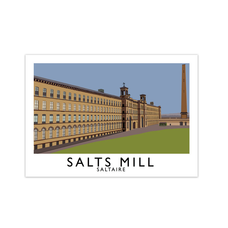 Salts Mill Saltaire 1 Piece Wall Art, 21 cm H x 297 cm W