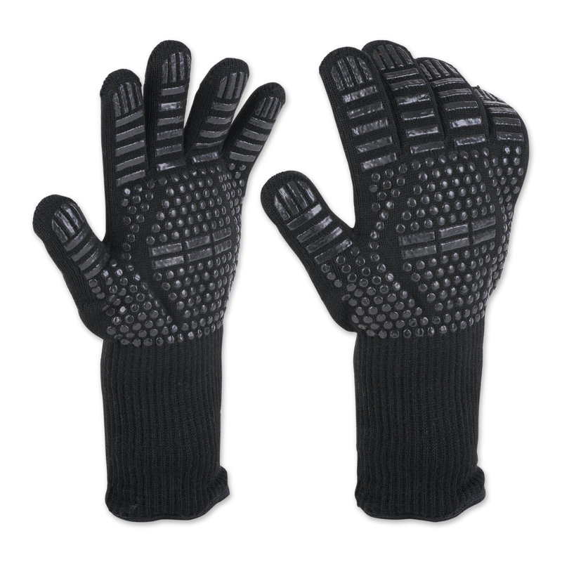 Design Imports Silicone Oven Glove Set