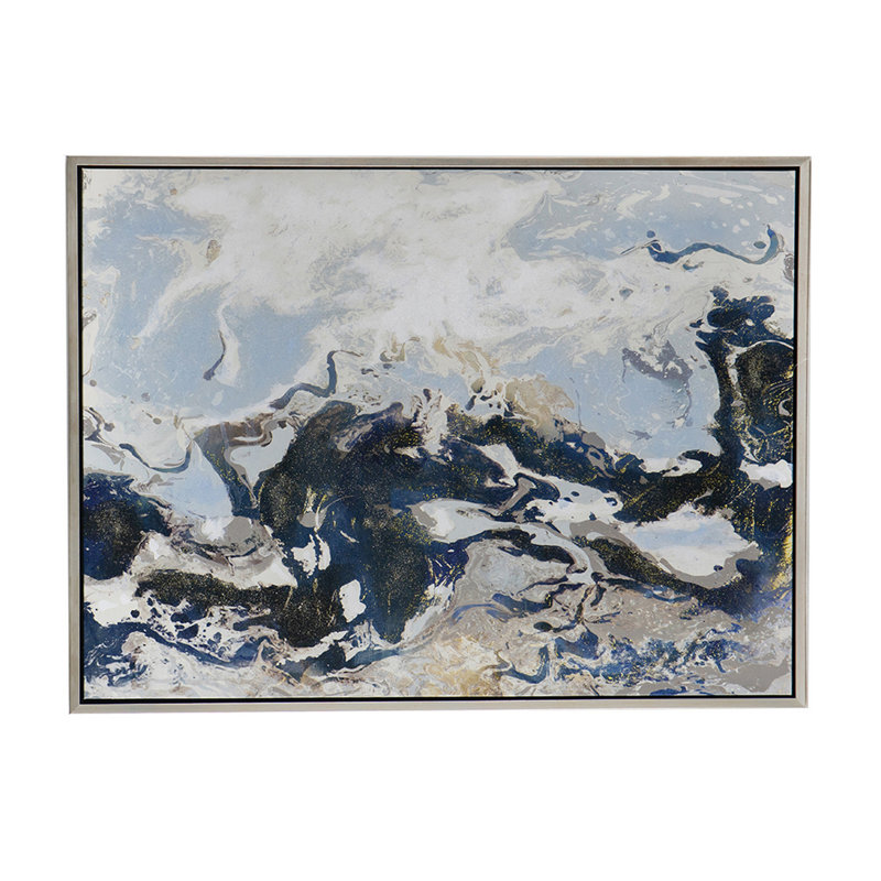 Cerulean Seas, peinture sur toile encadrée