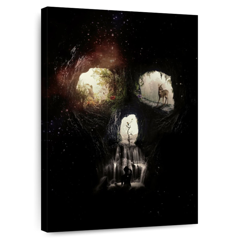 Kerner Cave Skull, 36" H x 24" W