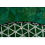 Trilogia Leather Geometric Area Rug in Emerald-1686891542