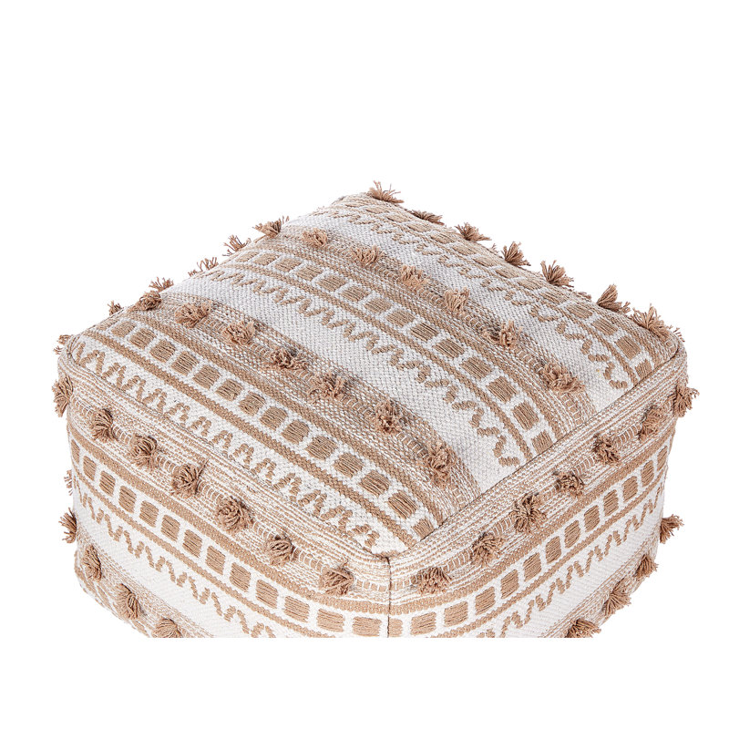 Bellaire 50cm Wide Square Pouf Ottoman