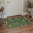 Alcoa Veridian Animal Print Machine Washable Green / Yellow Indoor Area Rug with Non-Slip Backing-845638693
