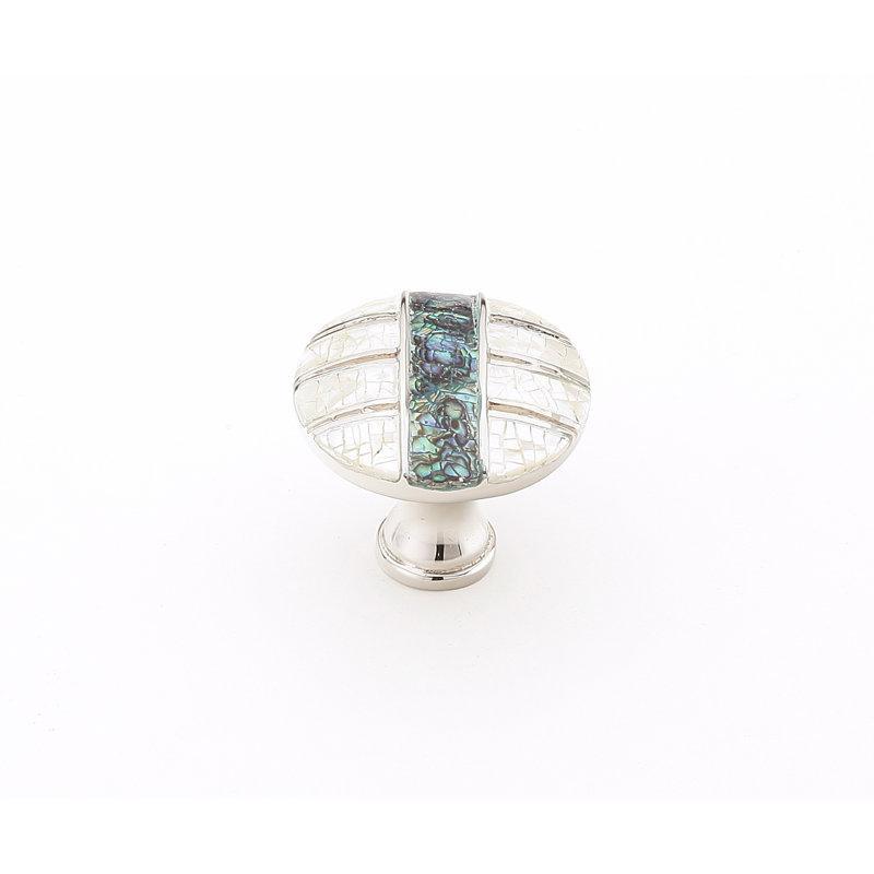 Fair Isle Novelty Knob, Polished Nickel