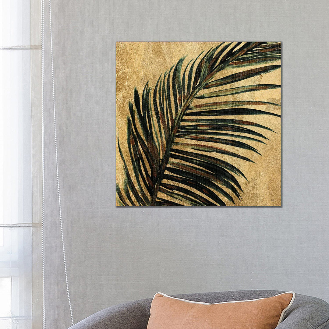 Lush Palm I von Susan Jill - Galerie-umwickelte Leinwand Giclée auf Leinwand