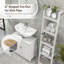 Meuble-lavabo sur pied 24 po - Blanc