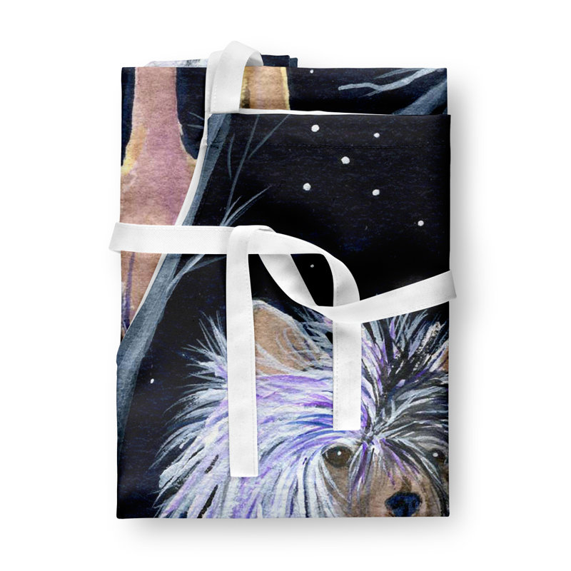 No Pattern Bib Apron