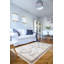 Tapis décoratif beige en polyester tissé à la machine-2065698802