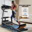 Tapis roulant pliable robuste de 3,5 ch avec inclinaison et banc assis