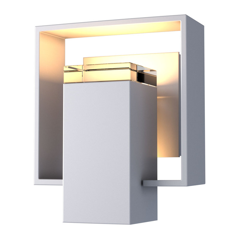 Shadow Box Aluminum Wall Light, Natural Iron, Slate, Yes