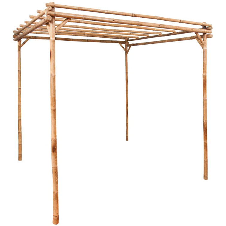 Gerlach 5'7" W x 5'7" D Solid Wood Pergola