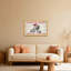 «Parrot Noel Tropical Christmas», reproduction d'art sur toile tendue sur toile, ensemble de 1