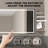 Aluminum Frame Led Frontlight Lighted Bathroom Vanity Mirror, Anti-fog/stepless Dimmable/3 Colors Adjustable-103216018-103216014