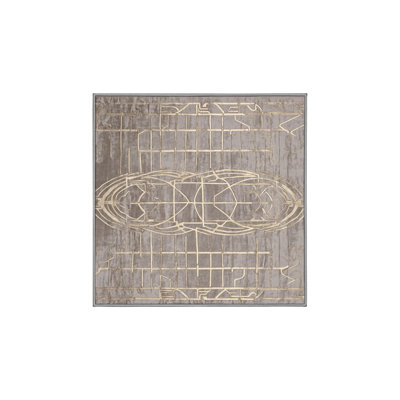 Machine Washable Gray Area Rug
