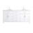 Tremolo 72" Double Bathroom Vanity With Engineered Marble Top-847802626-867436321