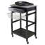 Chariot de cuisine avec plateau en granite Beversly