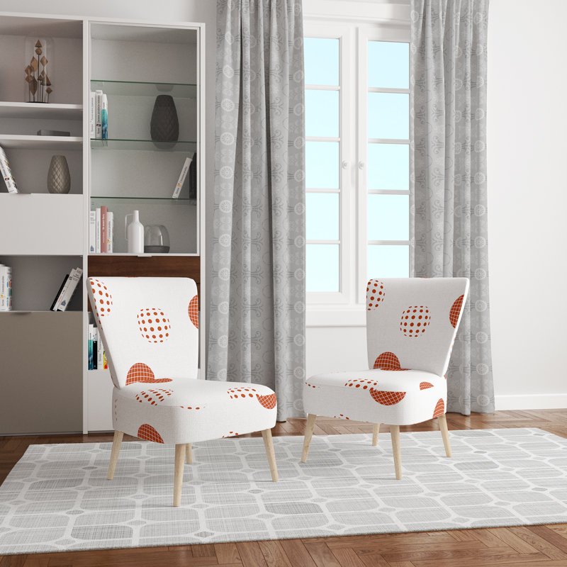 Chaise d'appoint rembourrée Brown