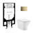 Carre Wall-Hung Toilet Bundle 0.8/1.6 GPF Dual Flush With Flush Plate-108927922