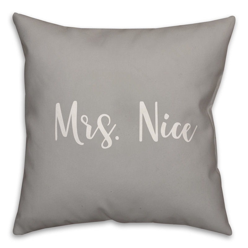  Coussin Mme. Nice, Gris, Coussin décoratif