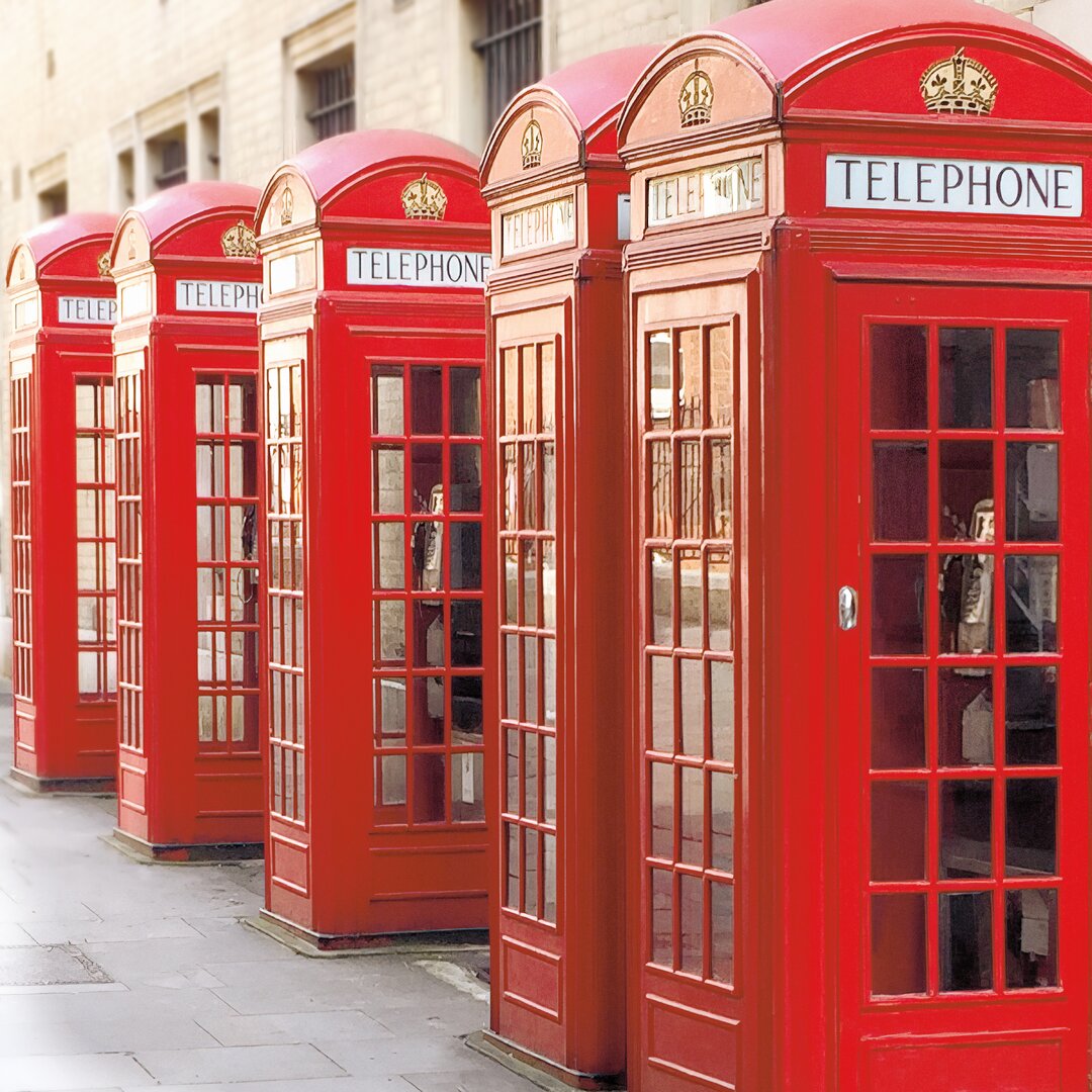 Fotodruck London Phoneboxes von Wild Apple Portfolio