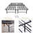 Marple 12 Inch Heavy Duty Folding Metal Platform Bed Frame, Sturdy Steel Mattress Foundation-545865518