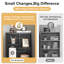 Hidajeta Cube Modern Bookcases, Bookshelves for Most Books, Vertical or Horizontal Use Available-1800016410-1764322595