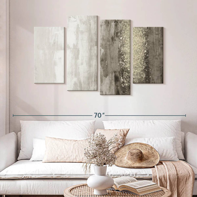 Avery Glitter Rain I, 32" H x 52" W