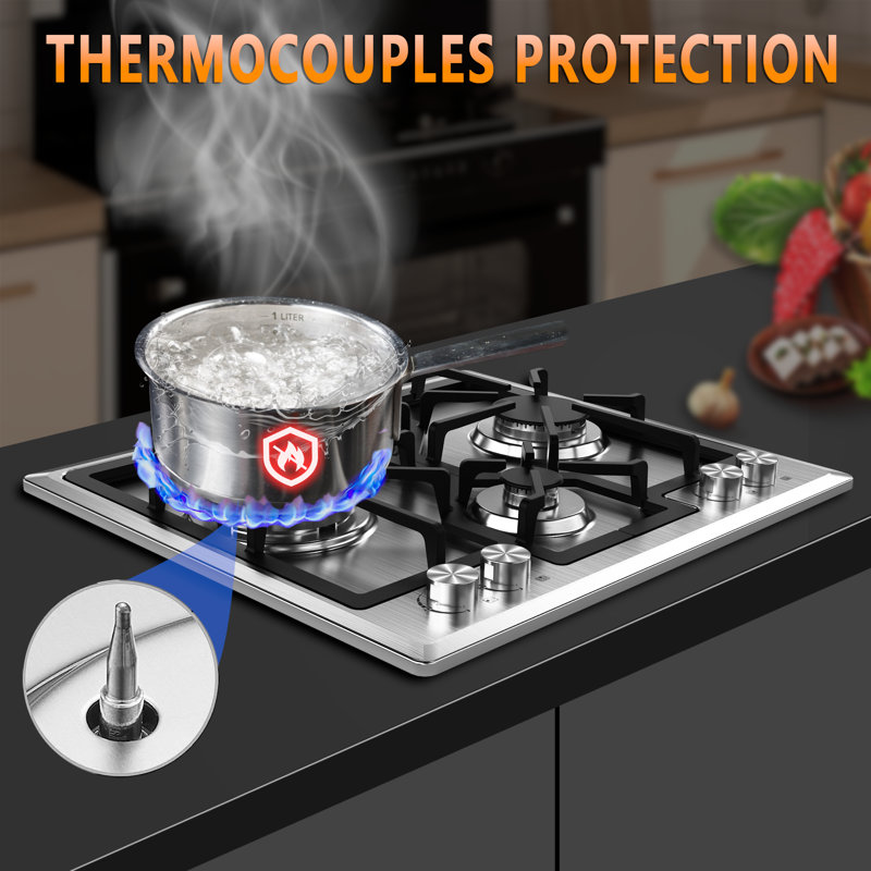 Gas Hob 4 Burners 60cm Built-in