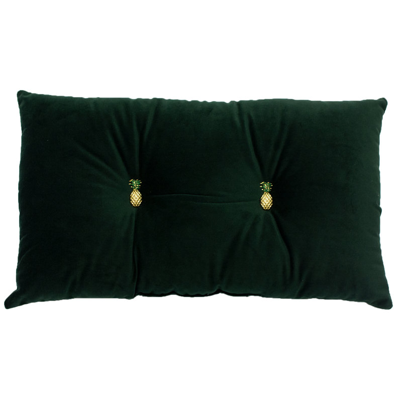 Montano Rectangular Cushion, Emerald Green