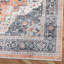 Tapis oriental gris / noir en chenille tissé à la machine-1697902203