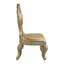 Messian Upholstered Side Chair in Gold (Set of 2)