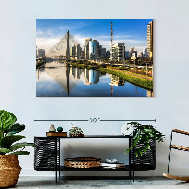 Nicci River In Sao Paulo, 32" H x 48" W