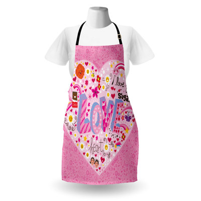 Valentine's Day Bib Apron