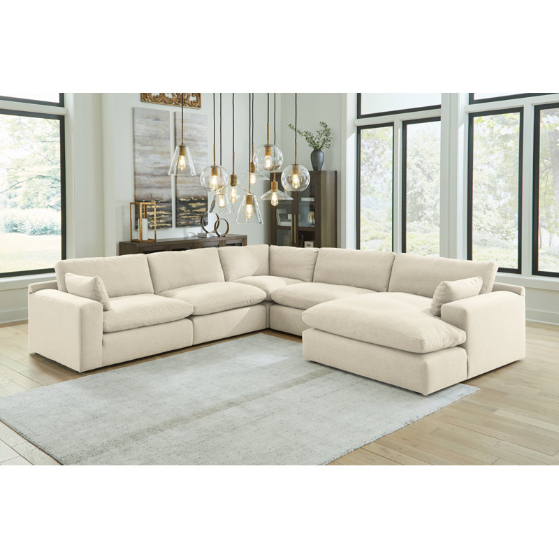 Signature Design by Ashley Elyza 5-Piece Sectional with Chaise | Wayfair