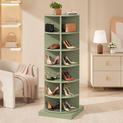 Armoire à chaussures 360 rotative 360 couches 6 couches